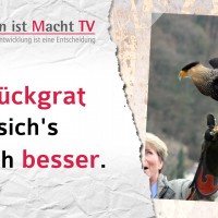 Mit Rückgrat steht sich's einfach besser.